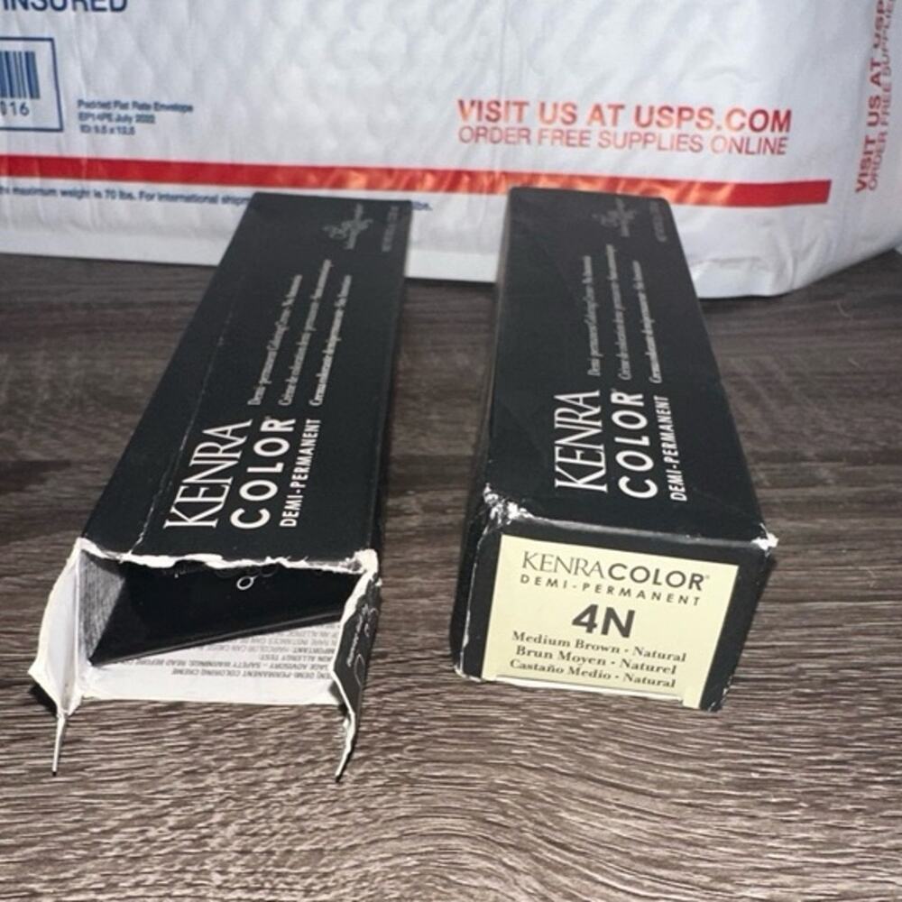 Kenra Color Demi-Permanent‎ Hair Color 4N Medium Brown Natural 2 Pack
